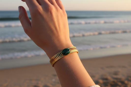 Bracelet Bandes Verticales - Porté Plage