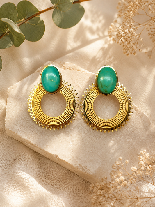 Boucle d'oreille Athéna